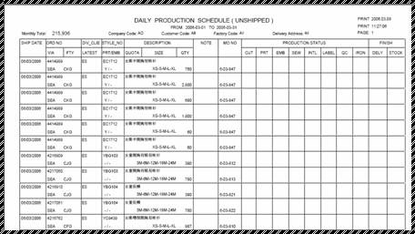 生产制单管理